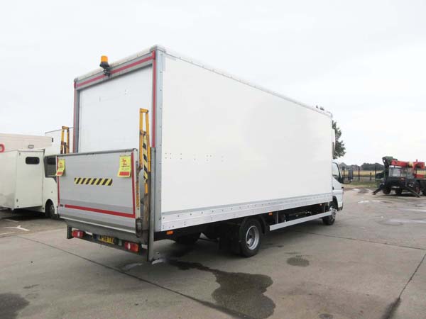 REF 63 - 2019 Mitsubishi Euro 6 7.5 ton Box van for sale     